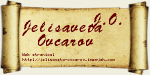 Jelisaveta Ovčarov vizit kartica
